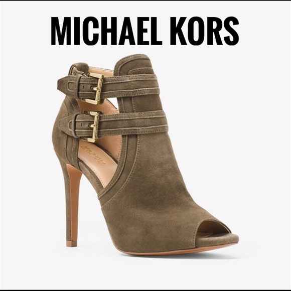 michael kors blaze denim bootie